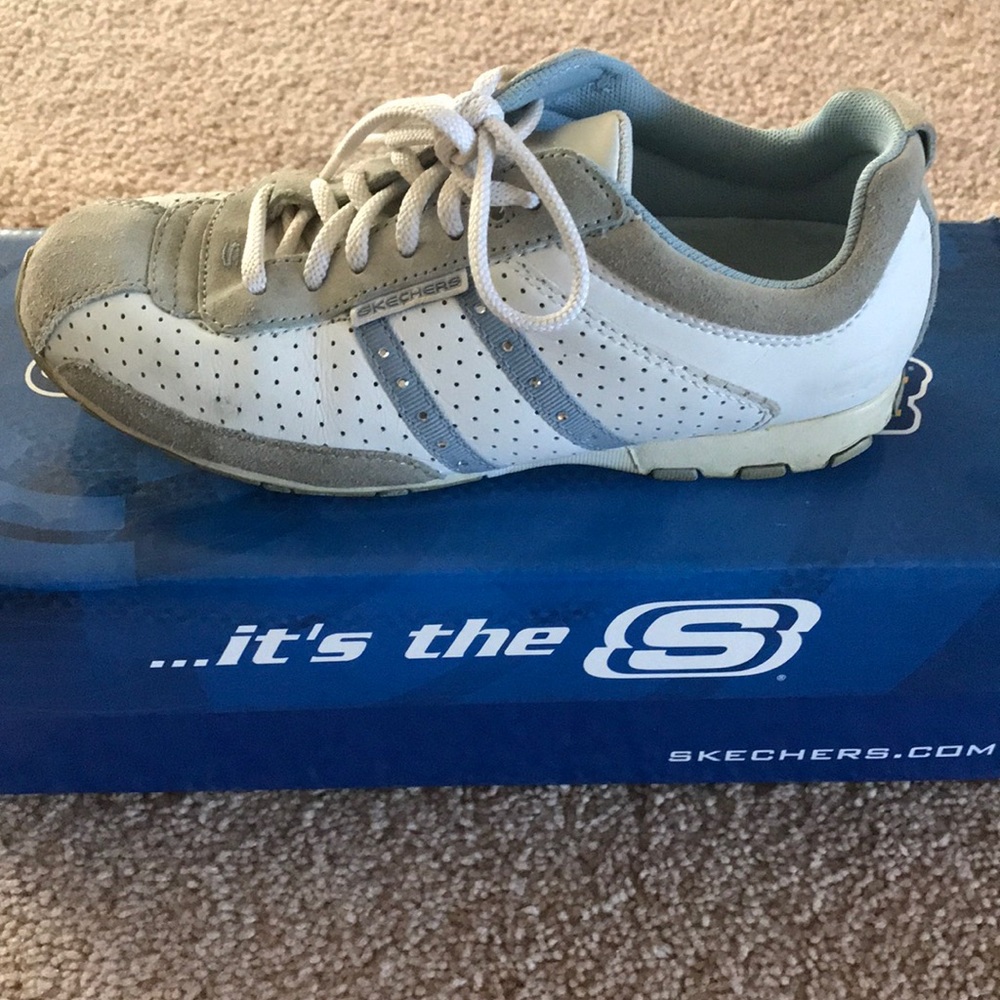 Light blue sketchers
